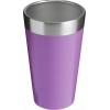 image:imageSTANLEY Adventure Stacking Beer Pint Glass  Stackable Drinking Cup for Cold Beverages  Dishwasher Safe  Insulated Stainless Steel Tumbler  BPAFreeHammertone Lilac
