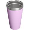 image:imageSTANLEY Adventure Stacking Beer Pint Glass  Stackable Drinking Cup for Cold Beverages  Dishwasher Safe  Insulated Stainless Steel Tumbler  BPAFreeSoft Orchid