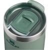 image:imageSTANLEY Everyday Camp Cup 12 oz  Drink Through Lid  Cup for Coffee Tea and Drinks  Insulated Stainless Steel  BPAFree  Hammertone Green
