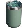 image:imageSTANLEY Everyday Camp Cup 12 oz  Drink Through Lid  Cup for Coffee Tea and Drinks  Insulated Stainless Steel  BPAFree  Hammertone Green