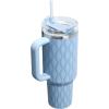 image:imageSTANLEY The Quencher H20 FlowState Tumbler Box 40 oz  118 L Dawn DriftSlate Blue Drift
