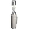 image:imageStanley Classic Legendary Vacuum Bottle 11 qt  Wide Mouth with Leakproof Cup Lid  Keep Drinks Hot or Cold  Packable for Travel  Insulated Stainless Steel Thermos  BPAFree  Hammertone Ash