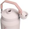 image:imageStanley IceFlow Fast Flow Jug with Handle 64 oz  Twist On Angled Spout Lid  Leakproof for Travel and Sports  Insulated Stainless Steel  BPAFree  Rose Quartz