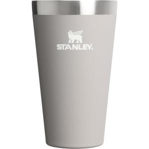 image:imageSTANLEY Adventure Stacking Beer Pint Glass  Stackable Drinking Cup for Cold Beverages  Dishwasher Safe  Insulated Stainless Steel Tumbler  BPAFreeAsh