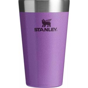 image:imageSTANLEY Adventure Stacking Beer Pint Glass  Stackable Drinking Cup for Cold Beverages  Dishwasher Safe  Insulated Stainless Steel Tumbler  BPAFreeHammertone Lilac
