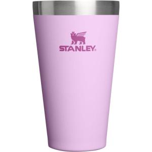 image:imageSTANLEY Adventure Stacking Beer Pint Glass  Stackable Drinking Cup for Cold Beverages  Dishwasher Safe  Insulated Stainless Steel Tumbler  BPAFreeSoft Orchid