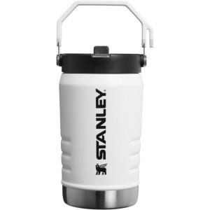 image:imageStanley IceFlow 20 Flip Straw Jug with Handle 40 oz  Twist On Lid and Flip Up Straw  Leakproof for Travel and Sports  Insulated Stainless Steel  BPAFree  Chalk