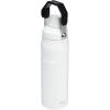 image:imageStanley IceFlow Fast Flow Water Bottle 24 oz  Angled Spout Lid  Lightweight and Leakproof for Travel and Sports  Insulated Stainless Steel  BPAFree  Chalk