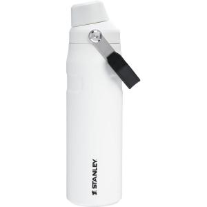 image:imageStanley IceFlow Fast Flow Water Bottle 24 oz  Angled Spout Lid  Lightweight and Leakproof for Travel and Sports  Insulated Stainless Steel  BPAFree  Chalk