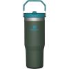 image:imageSTANLEY IceFlow 20 Flip Straw Tumbler with Handle 14 oz  Twist On Lid and Flip Up Straw  Leakproof Water Bottle  Insulated Stainless Steel  BPAFree  AshSpirulina