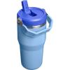 image:imageSTANLEY IceFlow 20 Flip Straw Tumbler with Handle 14 oz  Twist On Lid and Flip Up Straw  Leakproof Water Bottle  Insulated Stainless Steel  BPAFree  AshBlue Sky