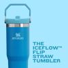 image:imageSTANLEY IceFlow 20 Flip Straw Tumbler with Handle 14 oz  Twist On Lid and Flip Up Straw  Leakproof Water Bottle  Insulated Stainless Steel  BPAFree  AshExclusive Blue Catus