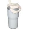 image:imageSTANLEY IceFlow 20 Flip Straw Tumbler with Handle 14 oz  Twist On Lid and Flip Up Straw  Leakproof Water Bottle  Insulated Stainless Steel  BPAFree  AshCloud