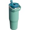 image:imageSTANLEY IceFlow 20 Flip Straw Tumbler with Handle 14 oz  Twist On Lid and Flip Up Straw  Leakproof Water Bottle  Insulated Stainless Steel  BPAFree  AshSpring Green