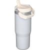 image:imageSTANLEY IceFlow 20 Flip Straw Tumbler with Handle 14 oz  Twist On Lid and Flip Up Straw  Leakproof Water Bottle  Insulated Stainless Steel  BPAFree  AshCloud