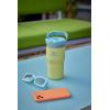 image:imageSTANLEY IceFlow 20 Flip Straw Tumbler with Handle 14 oz  Twist On Lid and Flip Up Straw  Leakproof Water Bottle  Insulated Stainless Steel  BPAFree  AshAzure