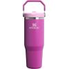 image:imageSTANLEY IceFlow 20 Flip Straw Tumbler with Handle 14 oz  Twist On Lid and Flip Up Straw  Leakproof Water Bottle  Insulated Stainless Steel  BPAFree  AshDark Blossom