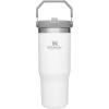 image:imageSTANLEY IceFlow 20 Flip Straw Tumbler with Handle 14 oz  Twist On Lid and Flip Up Straw  Leakproof Water Bottle  Insulated Stainless Steel  BPAFree  AshPolar