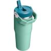 image:imageSTANLEY IceFlow 20 Flip Straw Tumbler with Handle 14 oz  Twist On Lid and Flip Up Straw  Leakproof Water Bottle  Insulated Stainless Steel  BPAFree  AshSpring Green