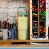image:imageSTANLEY IceFlow 20 Flip Straw Tumbler with Handle 14 oz  Twist On Lid and Flip Up Straw  Leakproof Water Bottle  Insulated Stainless Steel  BPAFree  AshCitron