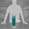 image:imageSTANLEY IceFlow 20 Flip Straw Tumbler with Handle 14 oz  Twist On Lid and Flip Up Straw  Leakproof Water Bottle  Insulated Stainless Steel  BPAFree  AshTidepool