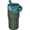 image:imageSTANLEY IceFlow 20 Flip Straw Tumbler with Handle 14 oz  Twist On Lid and Flip Up Straw  Leakproof Water Bottle  Insulated Stainless Steel  BPAFree  AshSpirulina