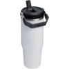 image:imageSTANLEY IceFlow 20 Flip Straw Tumbler with Handle 14 oz  Twist On Lid and Flip Up Straw  Leakproof Water Bottle  Insulated Stainless Steel  BPAFree  AshChalk