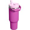 image:imageSTANLEY IceFlow 20 Flip Straw Tumbler with Handle 14 oz  Twist On Lid and Flip Up Straw  Leakproof Water Bottle  Insulated Stainless Steel  BPAFree  AshDark Blossom