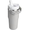 image:imageSTANLEY IceFlow 20 Flip Straw Tumbler with Handle 14 oz  Twist On Lid and Flip Up Straw  Leakproof Water Bottle  Insulated Stainless Steel  BPAFree  AshAsh