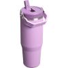 image:imageSTANLEY IceFlow 20 Flip Straw Tumbler with Handle 14 oz  Twist On Lid and Flip Up Straw  Leakproof Water Bottle  Insulated Stainless Steel  BPAFree  AshLilac