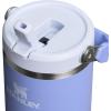 image:imageSTANLEY IceFlow 20 Flip Straw Tumbler with Handle 14 oz  Twist On Lid and Flip Up Straw  Leakproof Water Bottle  Insulated Stainless Steel  BPAFree  AshHydrangea