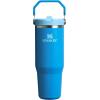 image:imageSTANLEY IceFlow 20 Flip Straw Tumbler with Handle 14 oz  Twist On Lid and Flip Up Straw  Leakproof Water Bottle  Insulated Stainless Steel  BPAFree  AshAzure