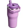 image:imageSTANLEY IceFlow 20 Flip Straw Tumbler with Handle 14 oz  Twist On Lid and Flip Up Straw  Leakproof Water Bottle  Insulated Stainless Steel  BPAFree  AshLilac