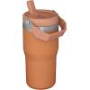 image:imageSTANLEY IceFlow 20 Flip Straw Tumbler with Handle 14 oz  Twist On Lid and Flip Up Straw  Leakproof Water Bottle  Insulated Stainless Steel  BPAFree  AshOchre