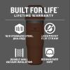 image:imageSTANLEY IceFlow 20 Flip Straw Tumbler with Handle 14 oz  Twist On Lid and Flip Up Straw  Leakproof Water Bottle  Insulated Stainless Steel  BPAFree  AshOchre