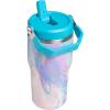 image:imageSTANLEY IceFlow 20 Flip Straw Tumbler with Handle 14 oz  Twist On Lid and Flip Up Straw  Leakproof Water Bottle  Insulated Stainless Steel  BPAFree  AshSea Glass Plume