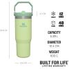 image:imageSTANLEY IceFlow 20 Flip Straw Tumbler with Handle 14 oz  Twist On Lid and Flip Up Straw  Leakproof Water Bottle  Insulated Stainless Steel  BPAFree  AshCitron