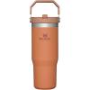 image:imageSTANLEY IceFlow 20 Flip Straw Tumbler with Handle 14 oz  Twist On Lid and Flip Up Straw  Leakproof Water Bottle  Insulated Stainless Steel  BPAFree  AshOchre