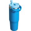 image:imageSTANLEY IceFlow 20 Flip Straw Tumbler with Handle 14 oz  Twist On Lid and Flip Up Straw  Leakproof Water Bottle  Insulated Stainless Steel  BPAFree  AshAzure