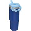 image:imageSTANLEY IceFlow 20 Flip Straw Tumbler with Handle 14 oz  Twist On Lid and Flip Up Straw  Leakproof Water Bottle  Insulated Stainless Steel  BPAFree  AshLapis