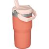 image:imageSTANLEY IceFlow 20 Flip Straw Tumbler with Handle 14 oz  Twist On Lid and Flip Up Straw  Leakproof Water Bottle  Insulated Stainless Steel  BPAFree  AshGrapefruit