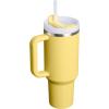 image:imageSTANLEY Quencher H20 Tumbler with Handle and Straw 30 oz  Flowstate 3Position Lid  Cup Holder Compatible for Travel  Insulated Stainless Steel Cup  BPAFree  Sahara PlumeDaffodil