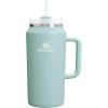 image:imageSTANLEY Quencher H20 Tumbler with Handle and Straw 30 oz  Flowstate 3Position Lid  Cup Holder Compatible for Travel  Insulated Stainless Steel Cup  BPAFree  Sahara PlumeSeafoam