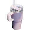 image:imageSTANLEY Quencher H20 Tumbler with Handle and Straw 30 oz  Flowstate 3Position Lid  Cup Holder Compatible for Travel  Insulated Stainless Steel Cup  BPAFree  Sahara PlumeDawn Spiral