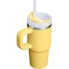 image:imageSTANLEY Quencher H20 Tumbler with Handle and Straw 30 oz  Flowstate 3Position Lid  Cup Holder Compatible for Travel  Insulated Stainless Steel Cup  BPAFree  Sahara PlumeDaffodil