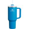 image:imageSTANLEY Quencher H20 Tumbler with Handle and Straw 30 oz  Flowstate 3Position Lid  Cup Holder Compatible for Travel  Insulated Stainless Steel Cup  BPAFree  Sahara PlumeAzure