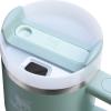 image:imageSTANLEY Quencher H20 Tumbler with Handle and Straw 30 oz  Flowstate 3Position Lid  Cup Holder Compatible for Travel  Insulated Stainless Steel Cup  BPAFree  Sahara PlumeSeafoam