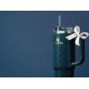image:imageSTANLEY Quencher H20 Tumbler with Handle and Straw 30 oz  Flowstate 3Position Lid  Cup Holder Compatible for Travel  Insulated Stainless Steel Cup  BPAFree  Sahara PlumePonderosa Star