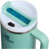 image:imageSTANLEY Quencher H20 Tumbler with Handle and Straw 30 oz  Flowstate 3Position Lid  Cup Holder Compatible for Travel  Insulated Stainless Steel Cup  BPAFree  Sahara PlumeSpring Green