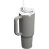 image:imageSTANLEY Quencher H20 Tumbler with Handle and Straw 30 oz  Flowstate 3Position Lid  Cup Holder Compatible for Travel  Insulated Stainless Steel Cup  BPAFree  Sahara PlumeStone
